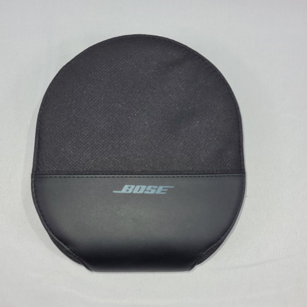 Bose Headphones Soft Carry Case Zipper Close Black Storage